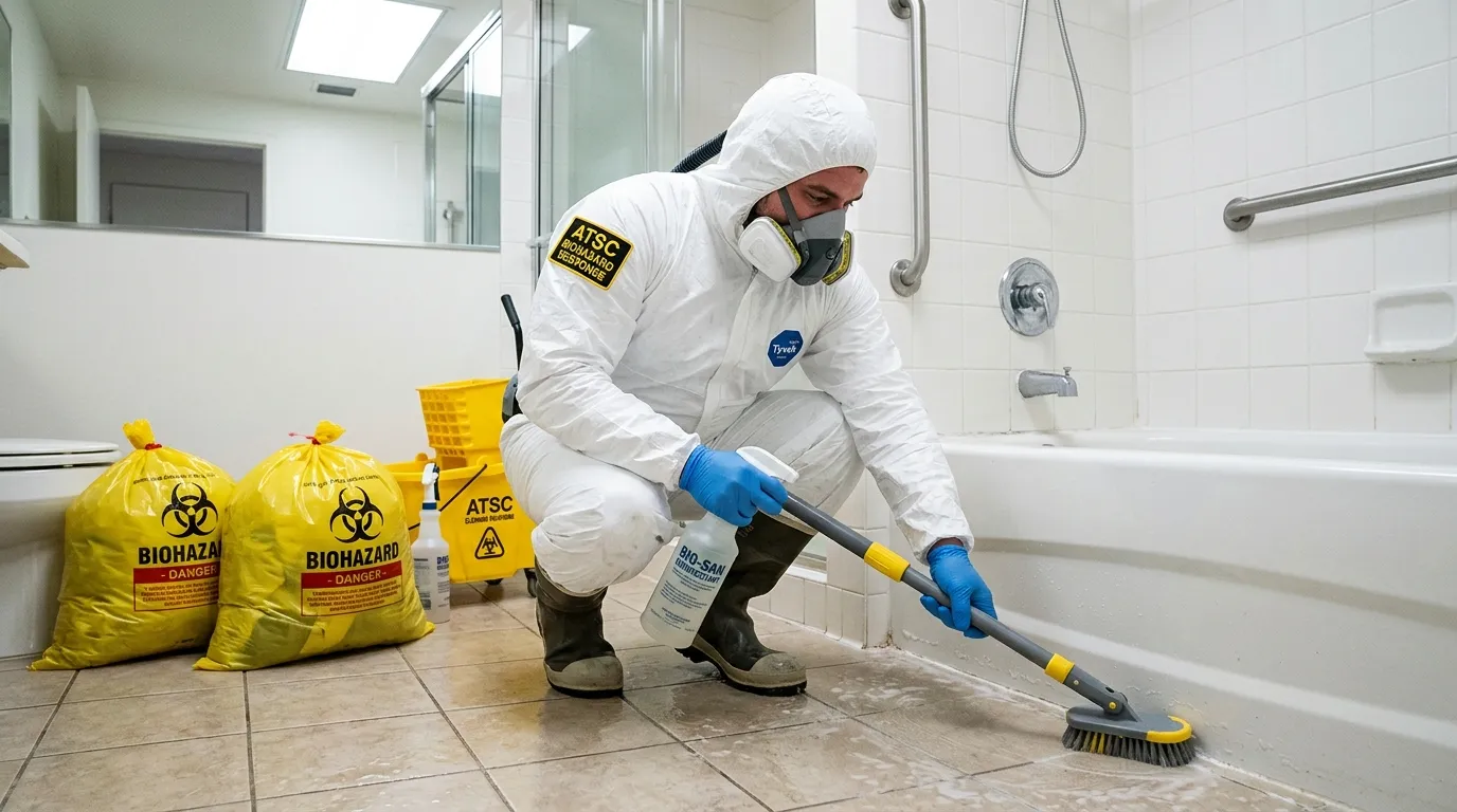 Decontamination equipment deployed for Blood Cleanup in Shady Hills